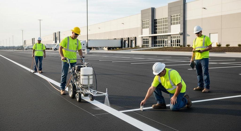 Parking Lot Painting Services in Dubai: Improve Safety and Visibility